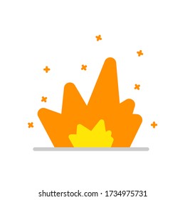 boom explosion icon, illustartion vector. suitable for many purposes.