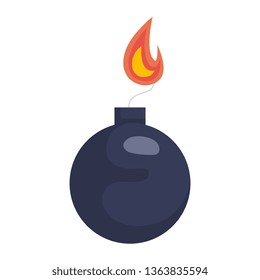 boom explosive isolated icon