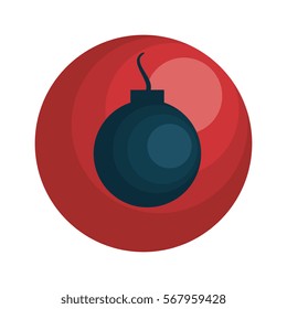 boom explosive isolated icon