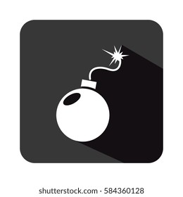 boom explosive isolated icon