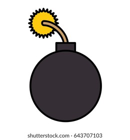 boom explosive isolated icon