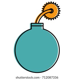 boom explosive isolated icon
