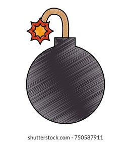 boom explosive isolated icon
