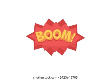 Boom Funny and Weird Sticker