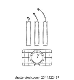 boom hand drawn doodle illustrations vector set