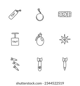 boom hand drawn doodle illustrations vector set