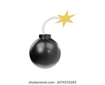  Boom icon 3d render illustration