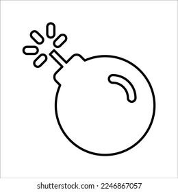 Boom Icon in Line Style