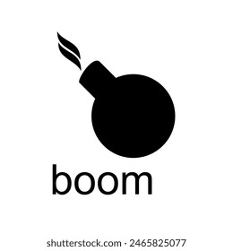 Boom Icon . Boom Logo for Game