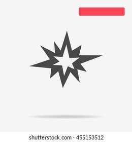 Boom icon. Vector concept illustration for design.