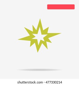 Boom icon. Vector concept illustration for design.