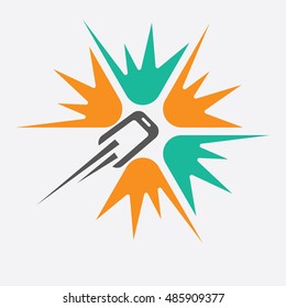Boom illustration, high quality vector illustration EPS10