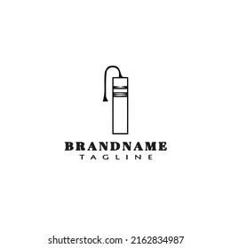 Ausleger-Logo-Design-Vorlage Symbol Schwarz, moderne einzelne Vektorgrafik