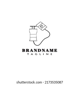 logotipo boom diseño de dibujos animados icono ilustración aislada moderna negra