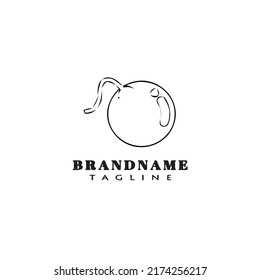 Ausleger-Logo-Design-Vorlage Symbol Schwarz, moderne einzelne Vektorgrafik