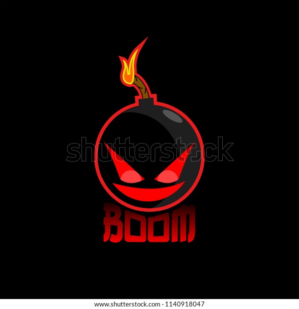 Boom Logo Design Stock Vector (Royalty Free) 1140918047