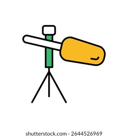 Boom Mic Icon vector stock illustration