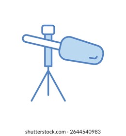 Boom Mic Icon vector stock illustration