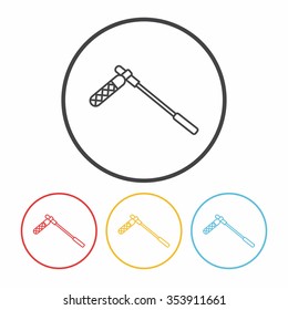 boom microphone line icon