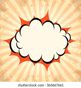 Boom Pow Cloud Background