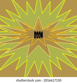 Mensaje de burbuja de discurso de auge para pancartas, web y afiches