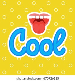 Boom Sticker Social Media Network Message Badges Design Vector Illustration