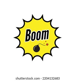 Boom Text Effect Vector Graphics