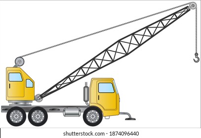 Boom truck cranes are mounted on truck carriers