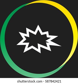 Boom vector  icon