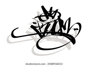 BOOM word graffiti tag style