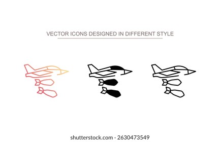 Boomber icon design with white background stock illustration