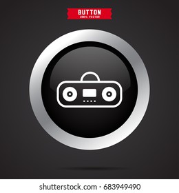 Boombox cartoon variant icon