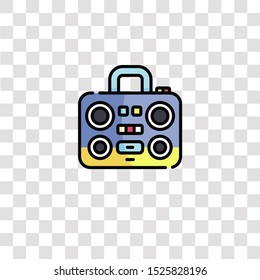boombox icon sign and symbol. boombox color icon for website design and mobile app development. Simple Element from swimming pool collection for mobile concept and web apps icon.