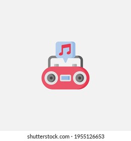 Boombox icon sign vector,Symbol, logo illustration for web and mobile