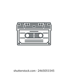 Boombox, player, music, instrument, song icon, vector illustration