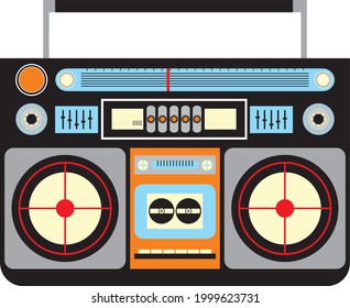 Boombox Radio Cassette Recorder 80s