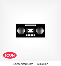 Boombox Retro Icon