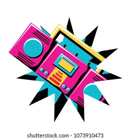 boombox stereo device