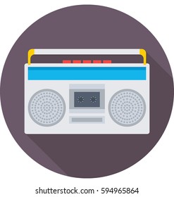 Boombox Vector Icon 
