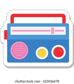 Boombox Vector Icon 