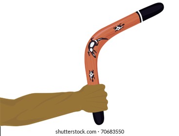 Boomerang in a arm