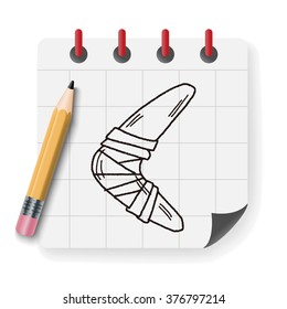 Boomerang doodle