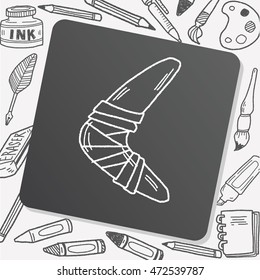 Boomerang doodle