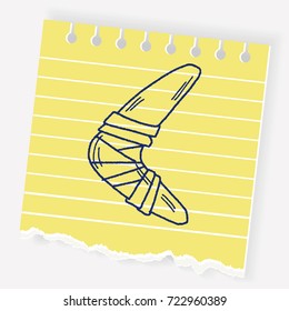 Boomerang doodle