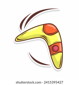 boomerang doodle art. hand draw style