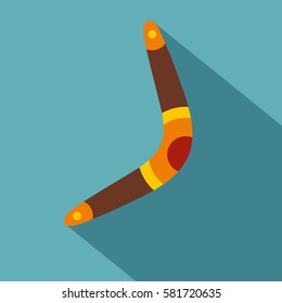 Boomerang icon. Flat illustration of boomerang vector icon for web