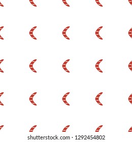 boomerang icon pattern seamless white background. Editable filled boomerang icon. boomerang icon pattern for web and mobile.