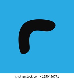 boomerang icon vector