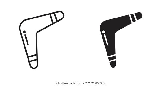 Icono de Boomerang en Vector. Logotipo