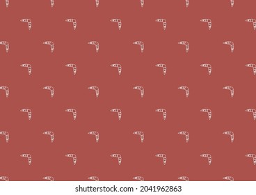 Boomerang icon vector. Boomerang pattern wallpaper. 
